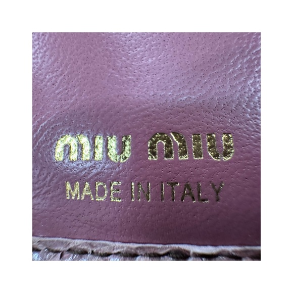 Miu Miu Multicolor Python Leather patchwork Wallet - Picture 7 of 7